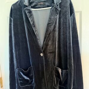 Blue Velvet Blazer